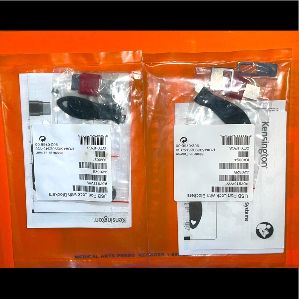 ⭐️NEW COMPUTER KENSINGTON USB Port Lock w/ Blockers ⭐️